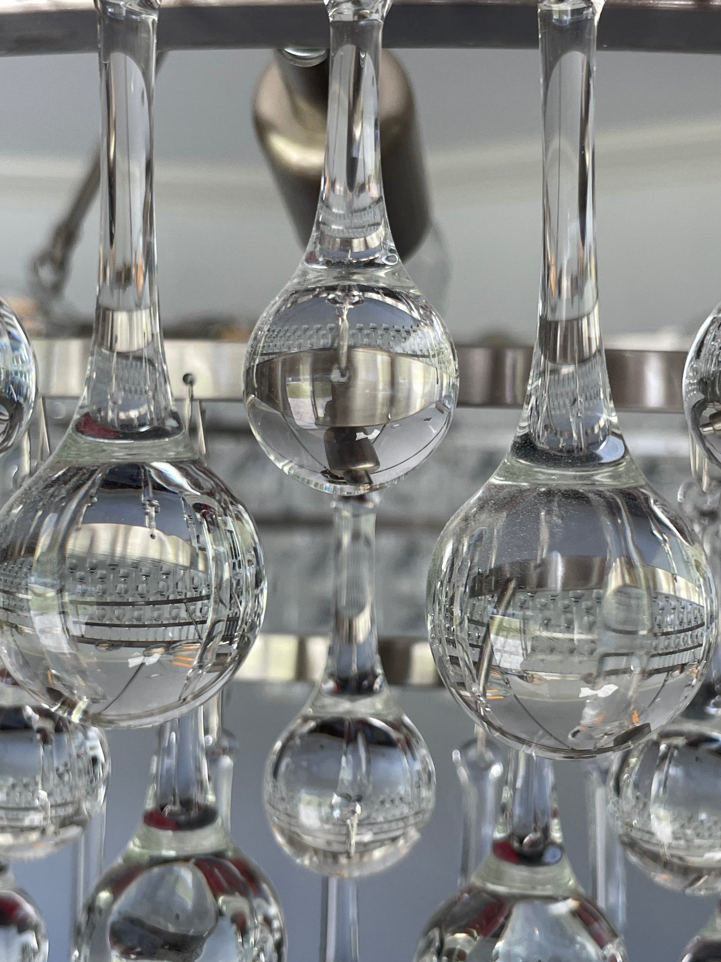 Replacement Crystal for Celeste Glass Drop Chandelier (Large or Small crystal)