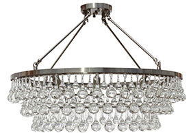 Replacement Crystal for Celeste Glass Drop Chandelier (Large or Small crystal)